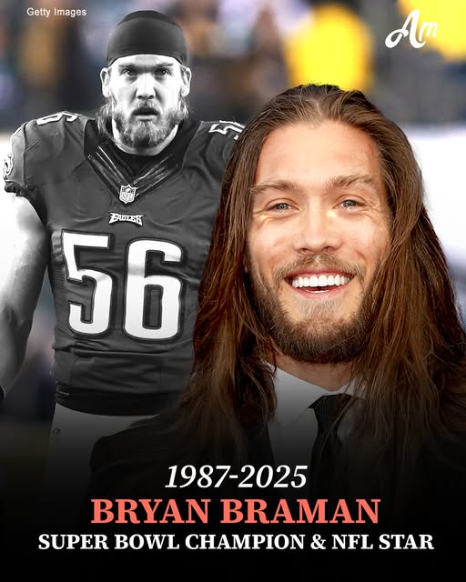 Eagles Star Bryan Braman Dies at 38 After Courageous Battle with Rare Cancer