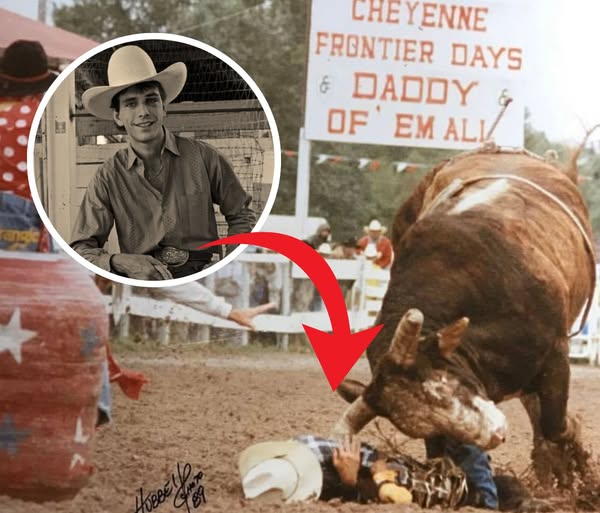 𝗧𝗥𝗔𝗚𝗜𝗖 𝗟𝗢𝗦𝗦: 36 Years Ago in Cheyenne, Wyoming — Rodeo Legend Lane Frost, Only 25, Dies in a Shocking Turn of Events