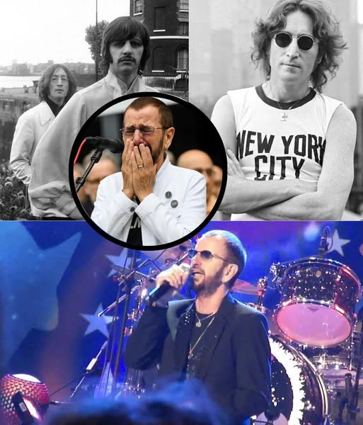 EMOTIONAL MOMENT: HEARTBREAKING SCENE MINUTES AGO IN LIVERPOOL, UK — RINGO STARR BREAKS DOWN ON STAGE WHILE REFLECTING ON JOHN LENNON’S LOSS