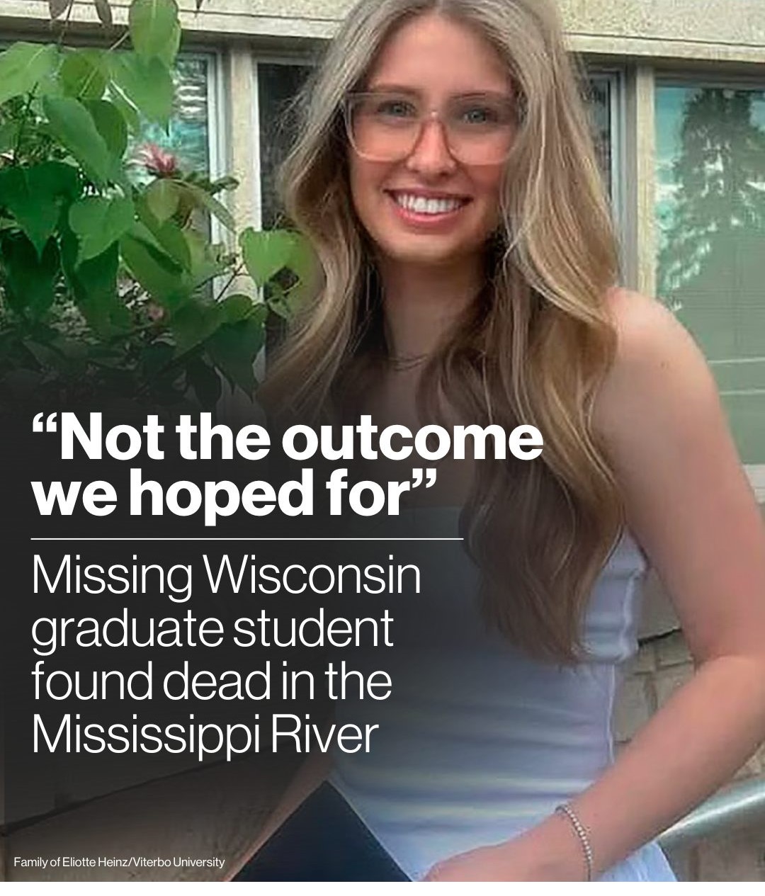 TRAGIC DISCOVERY: Body of Missing Graduate Student Eliotte Heinz Found in Mississippi River