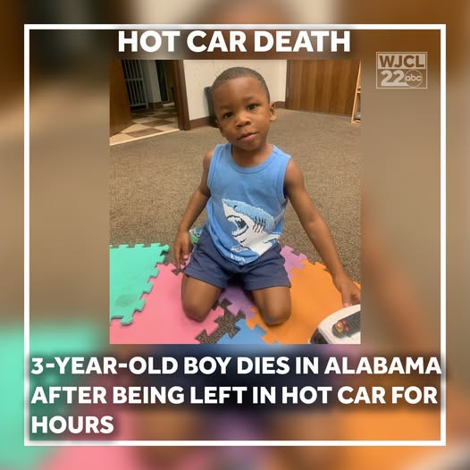 Heartbreaking News: Tragedy Strikes as 3-Year-Old Boy Dies in Hot Car in Alabama